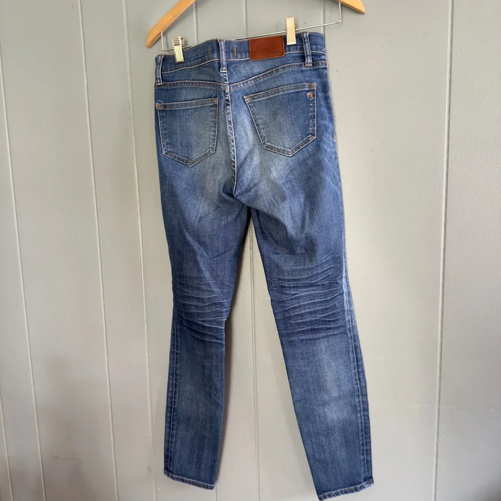 Madewell Skinny Skinny jeans size 27 distressed mid rise‎ stretch style 73888